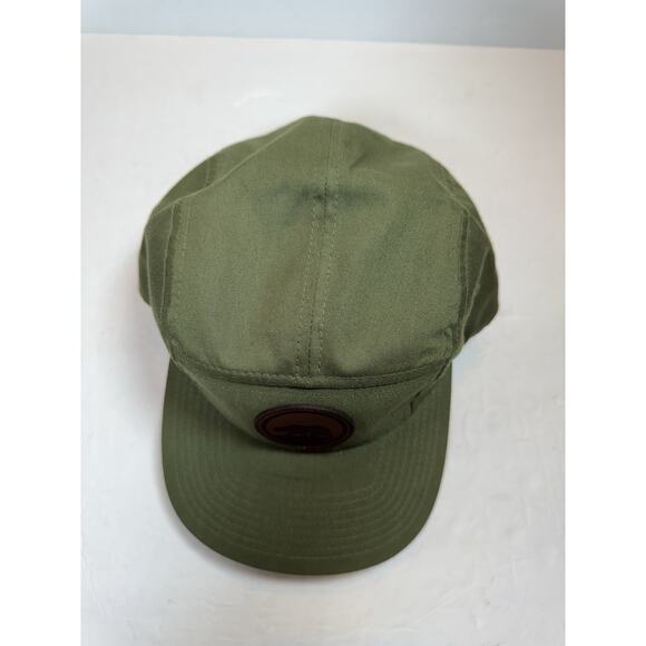 Alvarado Street Brewery Baseball Cap Army Cal Olive Green Leather Bear Logo - Picture 4 of 12